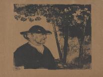 Le Soir (Evening) or La Glaneuse (The Gleaner) 1893 (Etching, Aquatint, Lavis and Roulette)-Armand Seguin-Giclee Print