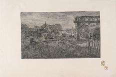 Le Soir (Evening) or La Glaneuse (The Gleaner) 1893 (Etching, Aquatint, Lavis and Roulette)-Armand Seguin-Giclee Print