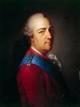 Portrait of the King Louis XV (1710-177)-Armand-Vincent de Montpetit-Giclee Print