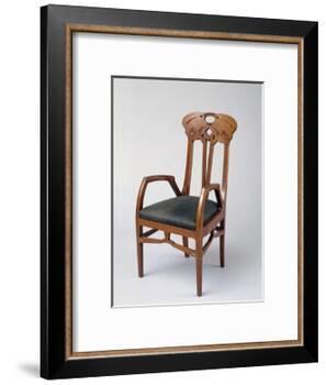 Armchair, Part of a Room Exhibited in Milan in 1906-Eugenio Quarti-Framed Giclee Print