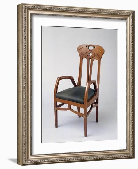 Armchair, Part of a Room Exhibited in Milan in 1906-Eugenio Quarti-Framed Giclee Print