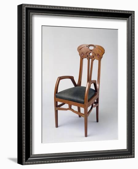 Armchair, Part of a Room Exhibited in Milan in 1906-Eugenio Quarti-Framed Giclee Print