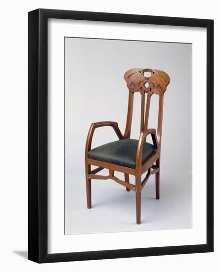 Armchair, Part of a Room Exhibited in Milan in 1906-Eugenio Quarti-Framed Giclee Print