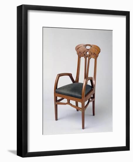Armchair, Part of a Room Exhibited in Milan in 1906-Eugenio Quarti-Framed Premium Giclee Print