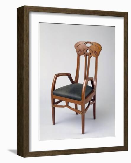 Armchair, Part of a Room Exhibited in Milan in 1906-Eugenio Quarti-Framed Premium Giclee Print