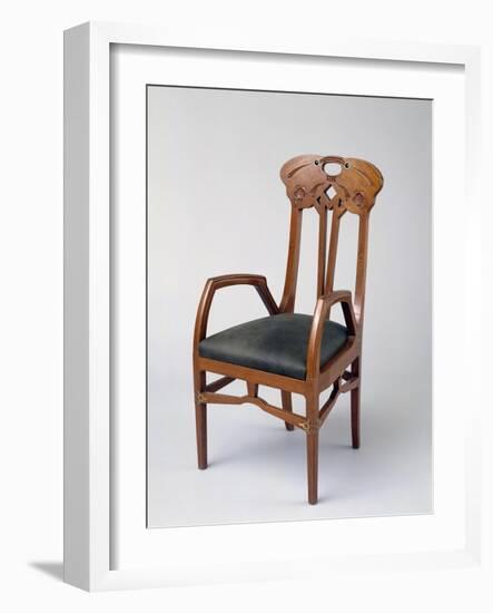 Armchair, Part of a Room Exhibited in Milan in 1906-Eugenio Quarti-Framed Premium Giclee Print