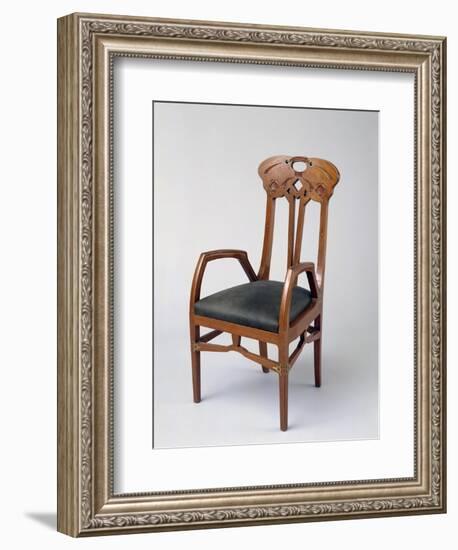 Armchair, Part of a Room Exhibited in Milan in 1906-Eugenio Quarti-Framed Giclee Print