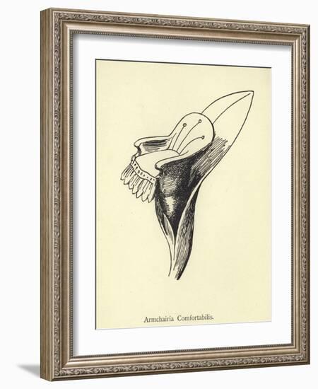 Armchairia Comfortabilis-Edward Lear-Framed Giclee Print