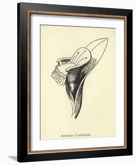 Armchairia Comfortabilis-Edward Lear-Framed Giclee Print