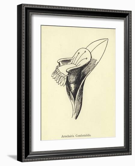 Armchairia Comfortabilis-Edward Lear-Framed Giclee Print