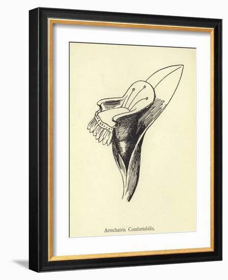 Armchairia Comfortabilis-Edward Lear-Framed Giclee Print