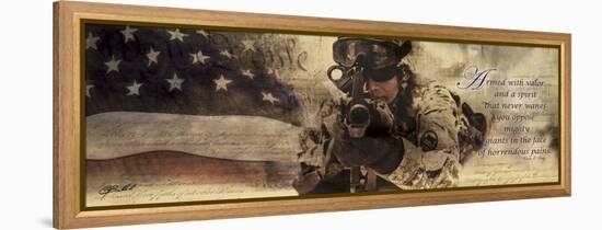 Armed with Valor-Jason Bullard-Framed Premier Image Canvas