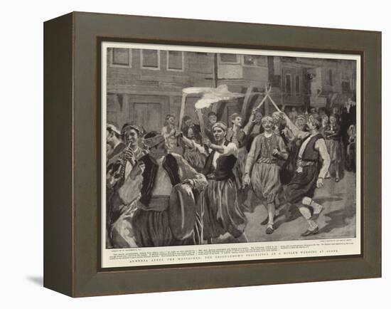 Armenia after the Massacres, the Bridegroom's Procession at a Moslem Wedding at Adana-William Hatherell-Framed Premier Image Canvas