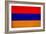 Armenia Flag Design with Wood Patterning - Flags of the World Series-Philippe Hugonnard-Framed Art Print