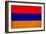 Armenia Flag Design with Wood Patterning - Flags of the World Series-Philippe Hugonnard-Framed Art Print