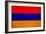 Armenia Flag Design with Wood Patterning - Flags of the World Series-Philippe Hugonnard-Framed Art Print