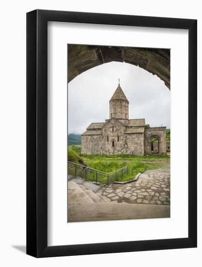 Armenia, Tatev. Tatev Monastery interior, 9th century.-Walter Bibikow-Framed Photographic Print