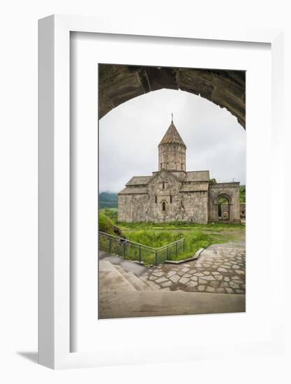 Armenia, Tatev. Tatev Monastery interior, 9th century.-Walter Bibikow-Framed Photographic Print
