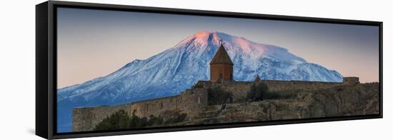 Armenia, Yerevan, Ararat Plain, Khor Virap Armenian Apostolic Church Monastery-Jane Sweeney-Framed Premier Image Canvas