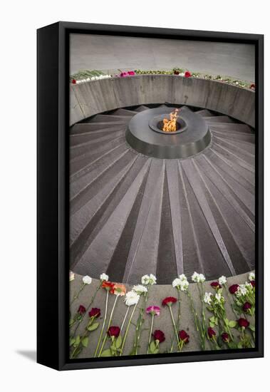 Armenia, Yerevan. Armenian Genocide Memorial-Walter Bibikow-Framed Premier Image Canvas