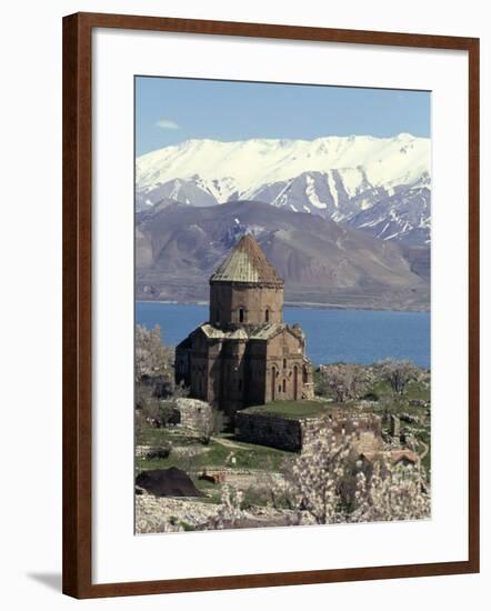 Armenian Church of Holy Cross, Akdamar Island, Lake Van, Anatolia, Turkey-Adam Woolfitt-Framed Photographic Print