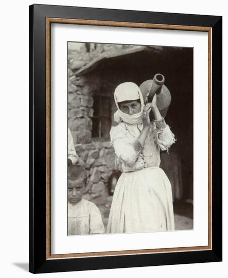 Armenian Country Girl, Yerevan, Armenia, 1880S-Dmitri Ivanovich Yermakov-Framed Photographic Print