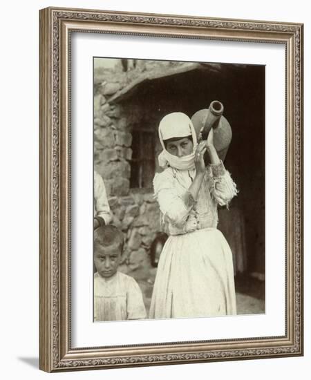 Armenian Country Girl, Yerevan-Dmitri Ivanovich Yermakov-Framed Giclee Print