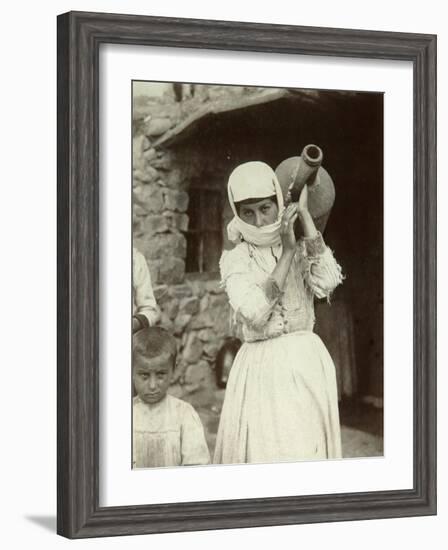 Armenian Country Girl, Yerevan-Dmitri Ivanovich Yermakov-Framed Giclee Print