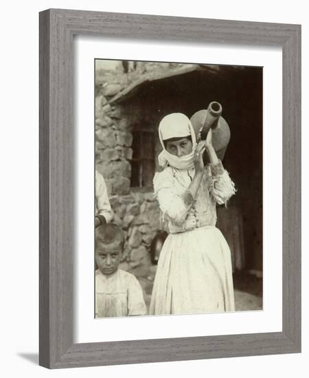 Armenian Country Girl, Yerevan-Dmitri Ivanovich Yermakov-Framed Giclee Print