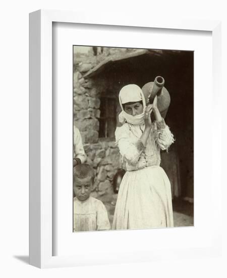 Armenian Country Girl, Yerevan-Dmitri Ivanovich Yermakov-Framed Giclee Print