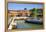 Armenian Monastery, San Lazzaro Degli Armeni, and Armenian Sail Boat, Venice, Veneto, Italy-Guy Thouvenin-Framed Premier Image Canvas