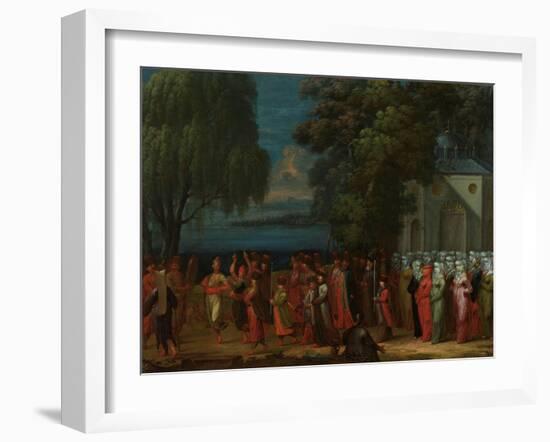 Armenian Wedding, 1720-37-Jean Baptiste Vanmour-Framed Giclee Print