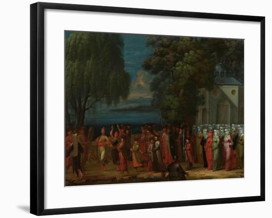 Armenian Wedding, 1720-37-Jean Baptiste Vanmour-Framed Giclee Print