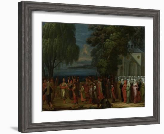 Armenian Wedding-Jean Baptiste Vanmour-Framed Art Print