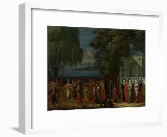 Armenian Wedding-Jean Baptiste Vanmour-Framed Art Print