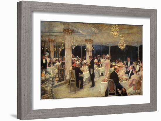 Armenonville, le soir du Grand Prix de Longchamp-Henri Gervex-Framed Giclee Print