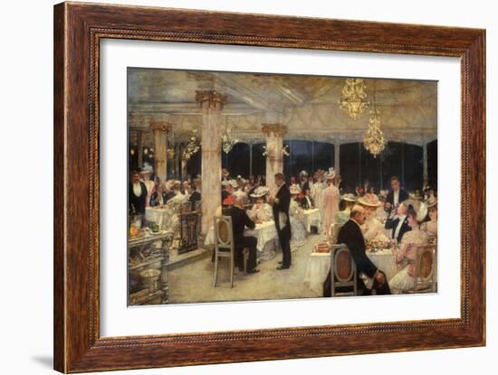 Armenonville, le soir du Grand Prix de Longchamp-Henri Gervex-Framed Giclee Print