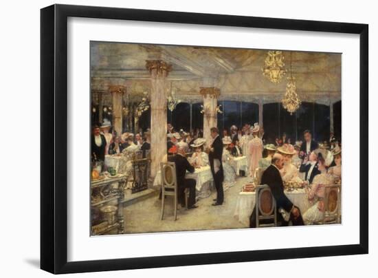 Armenonville, le soir du Grand Prix de Longchamp-Henri Gervex-Framed Giclee Print