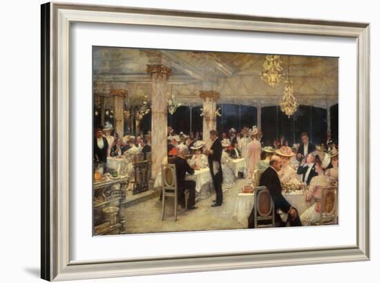 Armenonville, le soir du Grand Prix de Longchamp-Henri Gervex-Framed Giclee Print