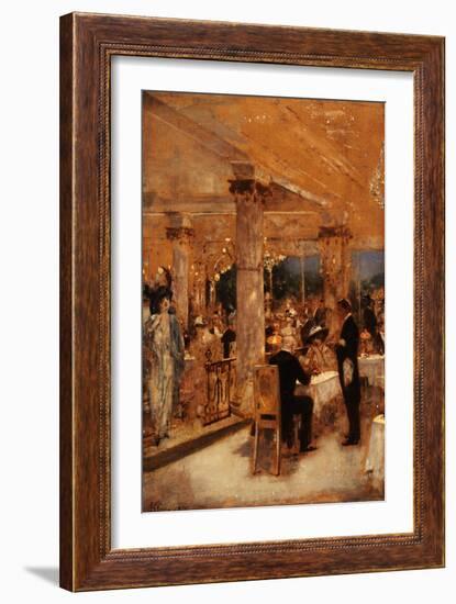 Armenonville, le soir du Grand Prix (esquisse), 1905-Henri Gervex-Framed Giclee Print