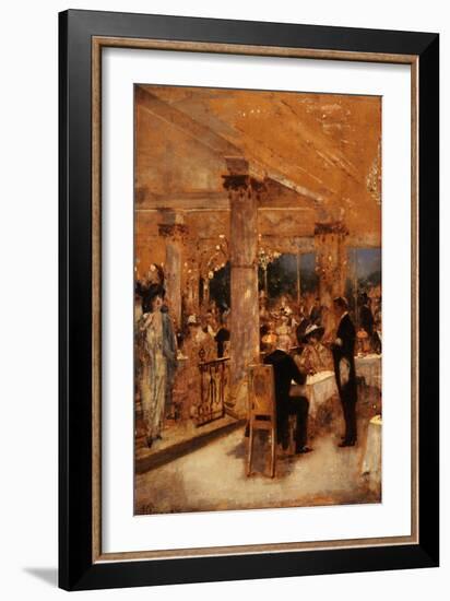 Armenonville, le soir du Grand Prix (esquisse), 1905-Henri Gervex-Framed Giclee Print