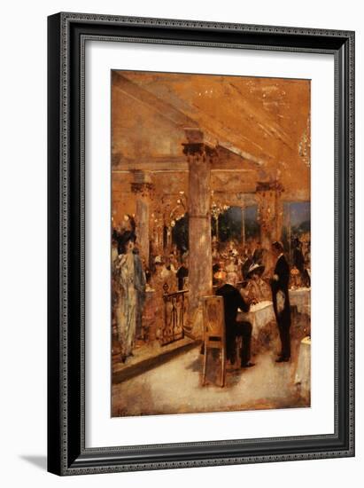 Armenonville, le soir du Grand Prix (esquisse), 1905-Henri Gervex-Framed Giclee Print