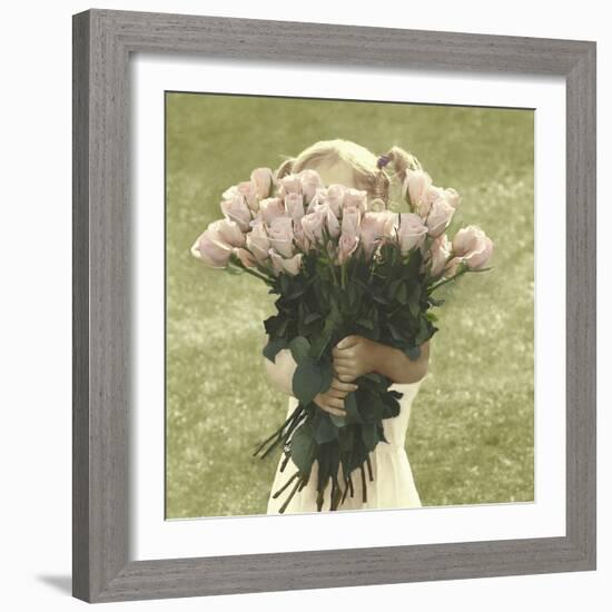 Armful of Roses-Betsy Cameron-Framed Art Print