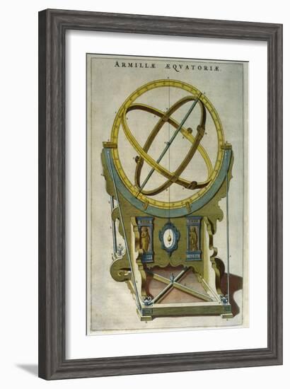 Armillae Aequatoriae (Les Armilles de L'Equateur)-Joan Blaeu-Framed Giclee Print