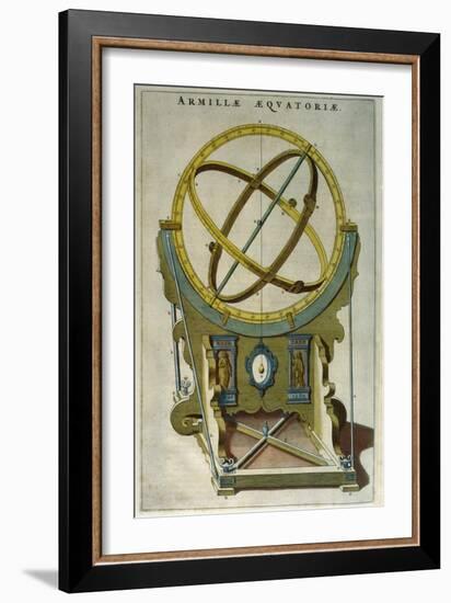 Armillae Aequatoriae (Les Armilles de L'Equateur)-Joan Blaeu-Framed Giclee Print