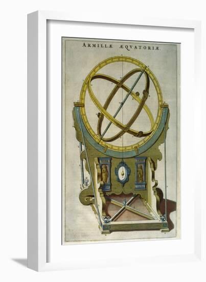 Armillae Aequatoriae (Les Armilles de L'Equateur)-Joan Blaeu-Framed Giclee Print