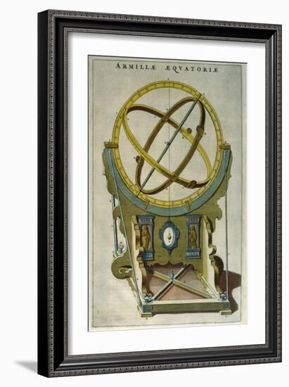 Armillae Aequatoriae (Les Armilles de L'Equateur)-Joan Blaeu-Framed Giclee Print