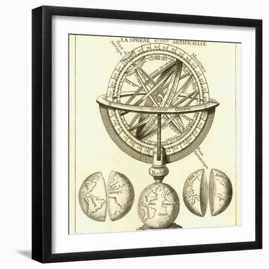 Armillary Sphere, 18th Century Artwork-Detlev Van Ravenswaay-Framed Premium Photographic Print