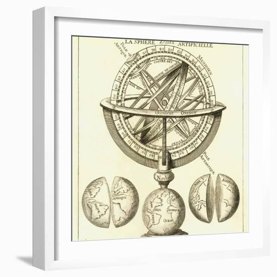 Armillary Sphere, 18th Century Artwork-Detlev Van Ravenswaay-Framed Premium Photographic Print