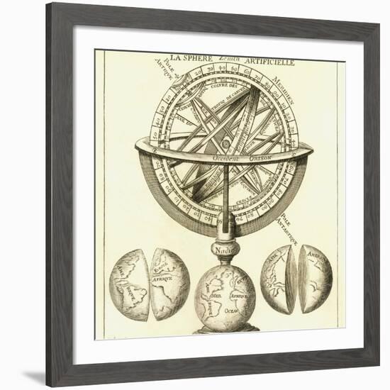 Armillary Sphere, 18th Century Artwork-Detlev Van Ravenswaay-Framed Photographic Print